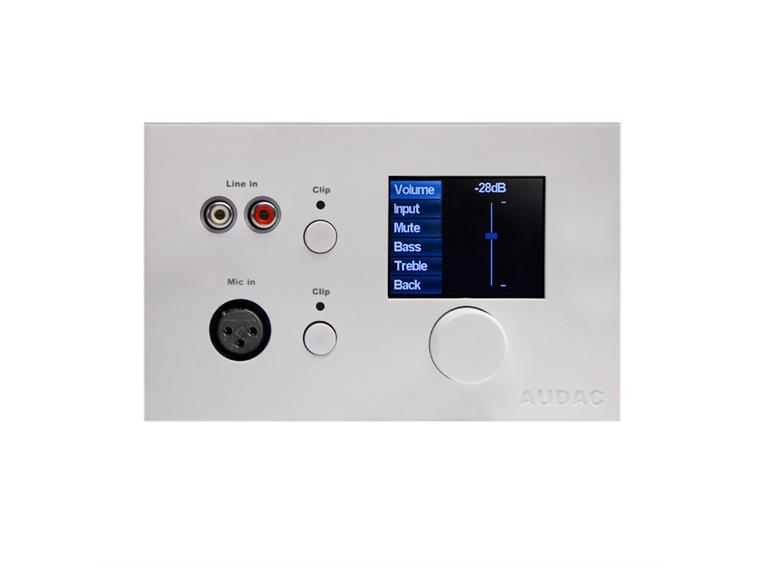 Audac MWX 65 W - All-in-one Wall Panel for MTX 48 / 88 white